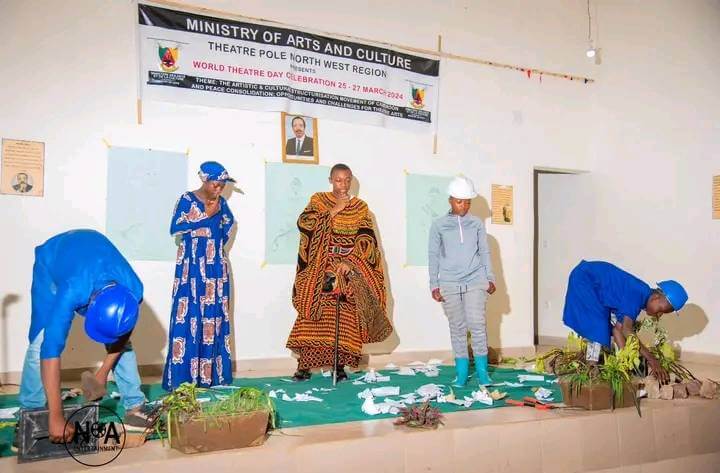 A performance by a local theatre troupe