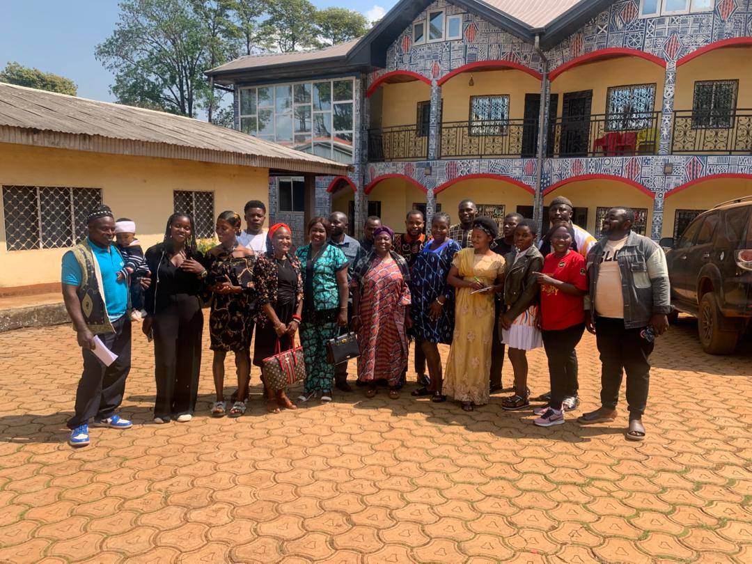 Students on a guided tour