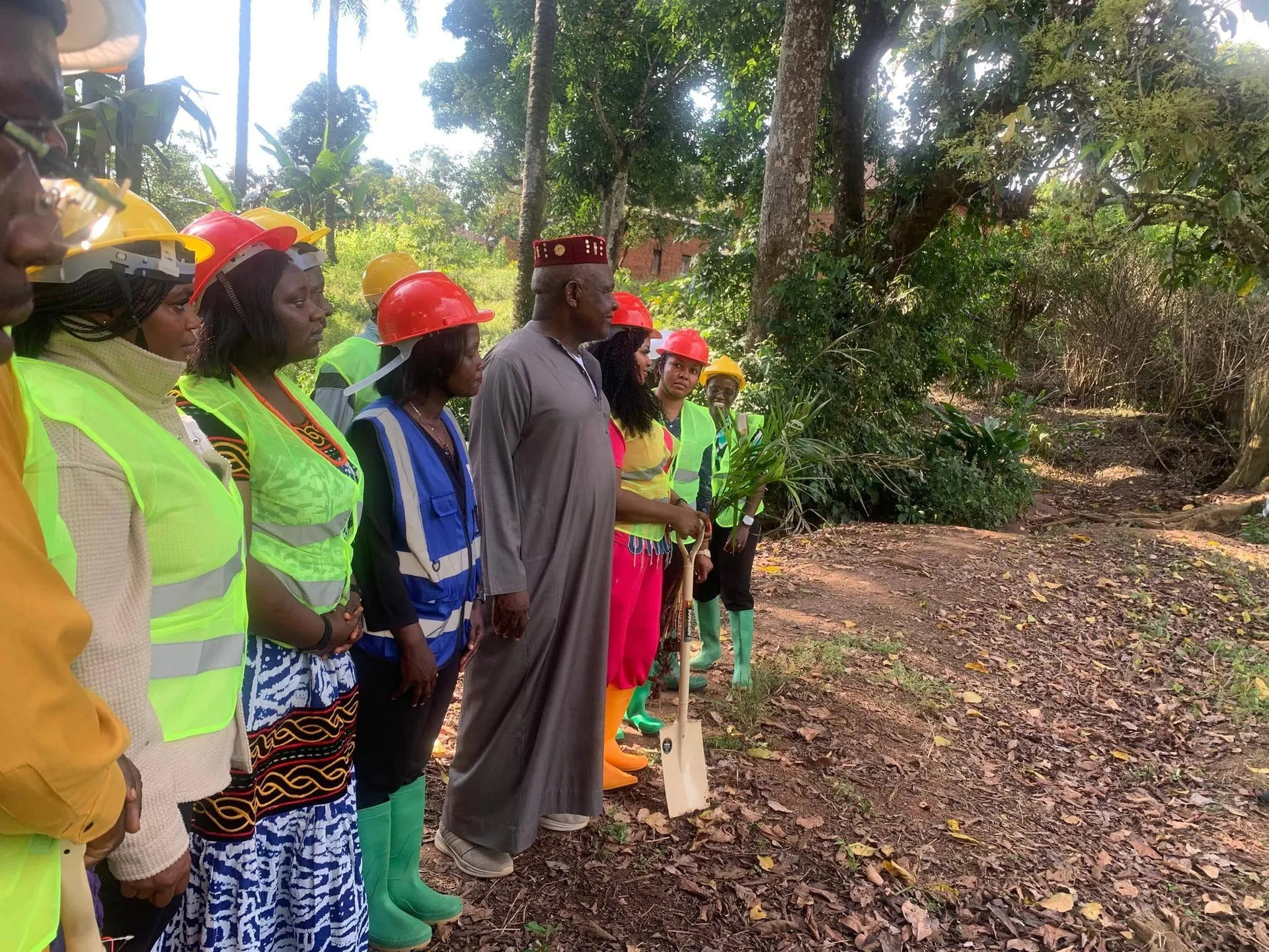 Tree Planting at the Bafut Royal Palace